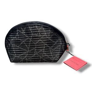 Alan Stuart Black and White Cosmetic Bag